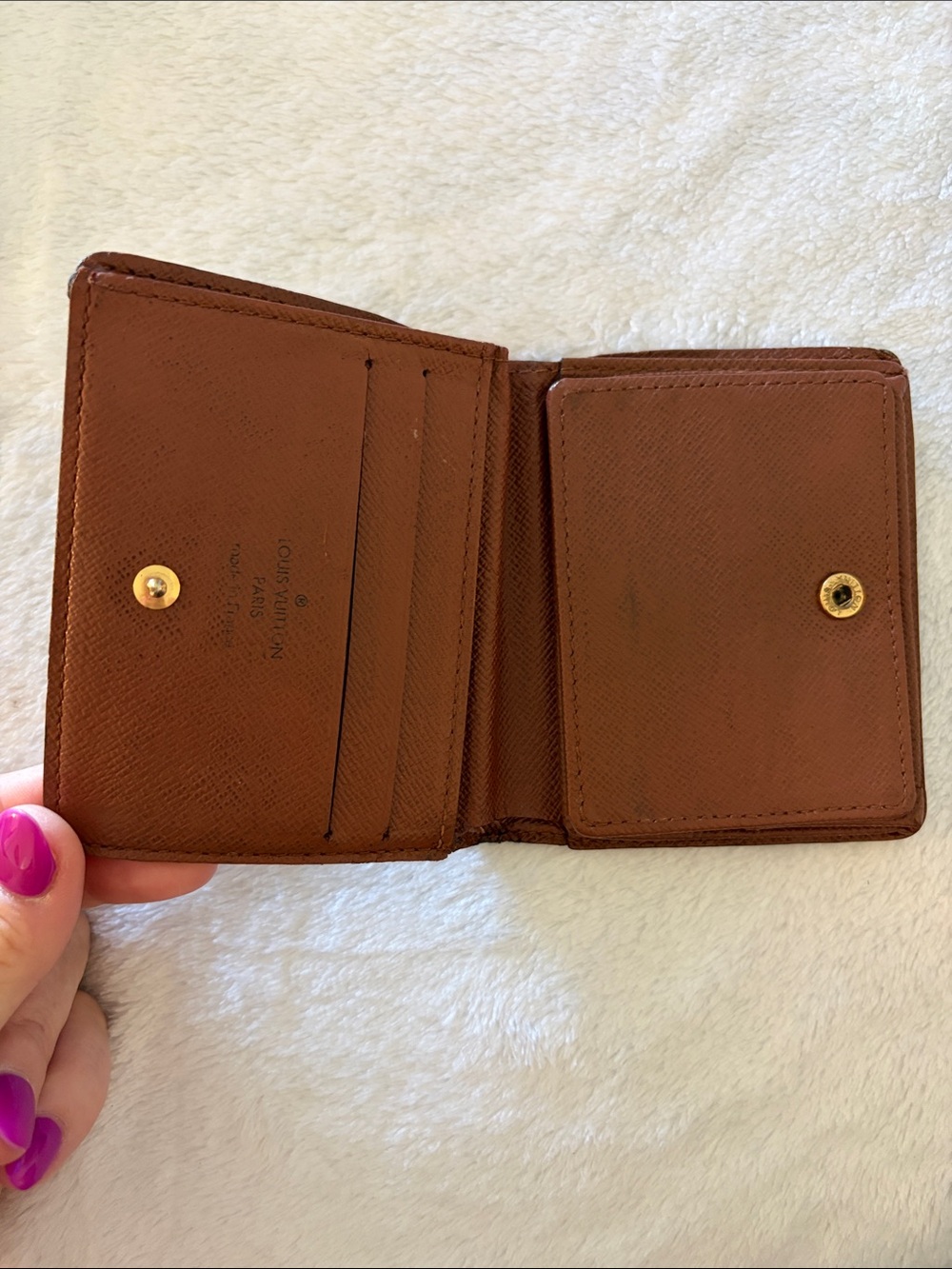 Louis Vuitton Monogram Canvas Wallet in Brown and Tan. 2007 - Picture 6 of 10